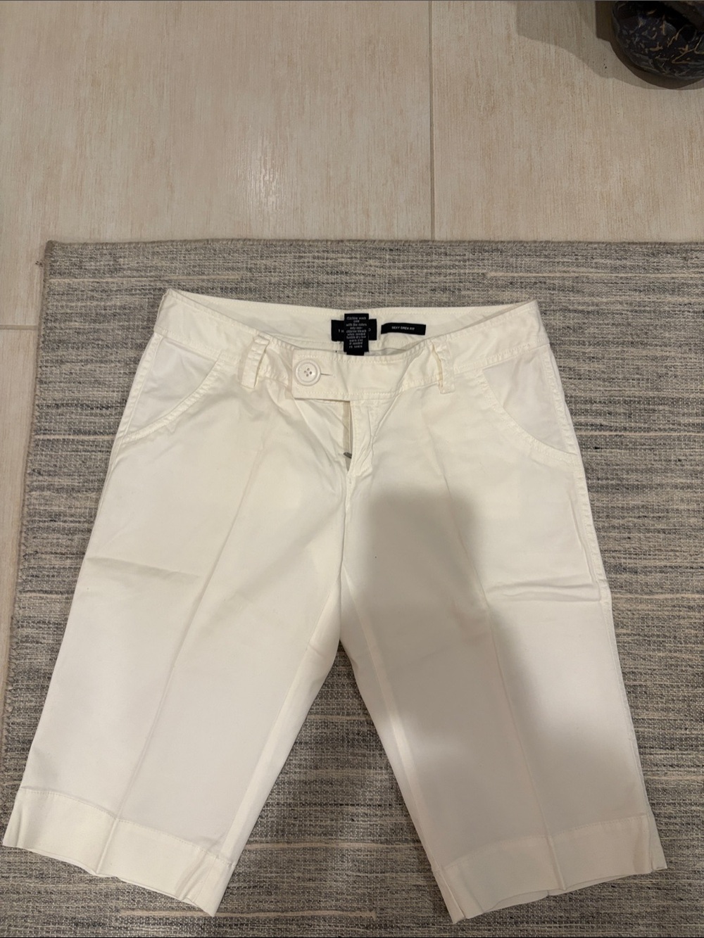Women’s White Bermuda Shorts - The Limited